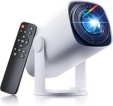 Mini Proiettore Portatile 1080P Supporta - SOOMFON Videoproiettore con Bluetooth 270° Rotation Smart TV Video Proiettore per Smartphone USB HDMI TV Stick