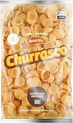 SALGADINHO DE MILHO SABOR CHURRASCO 80G AMAVITA