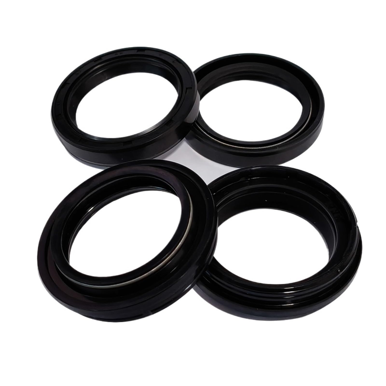 Paraolio e parapolvere for ammortizzatore forcella anteriore moto 37x49x8 for MULHAC 125 TERRA EU3 125(8pc Seal 8pc Cover)