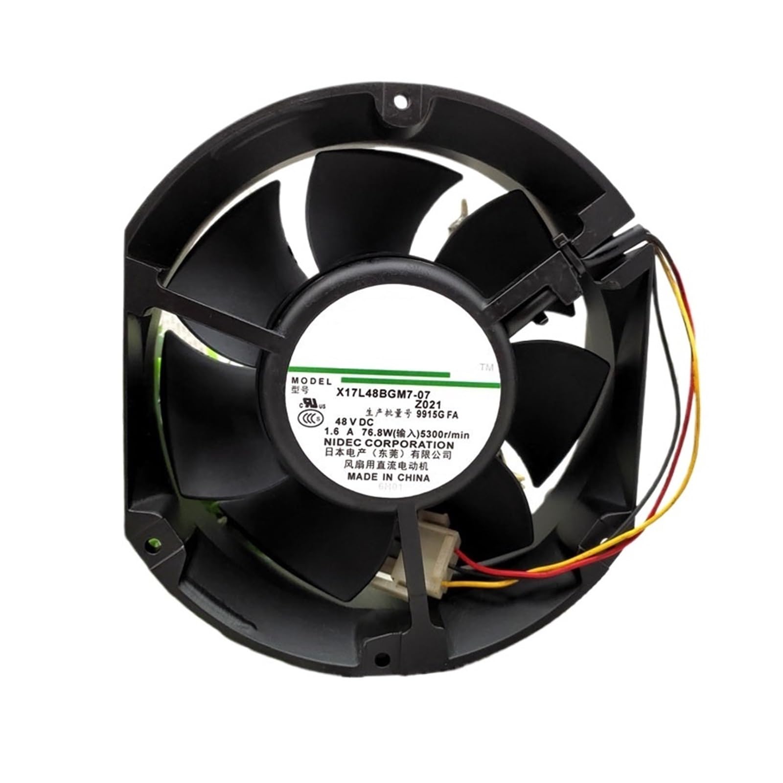 OKEWGHFL X17L48BGM7-07 48V 1.6A 17251 172 * 51 mm COOLING FAN