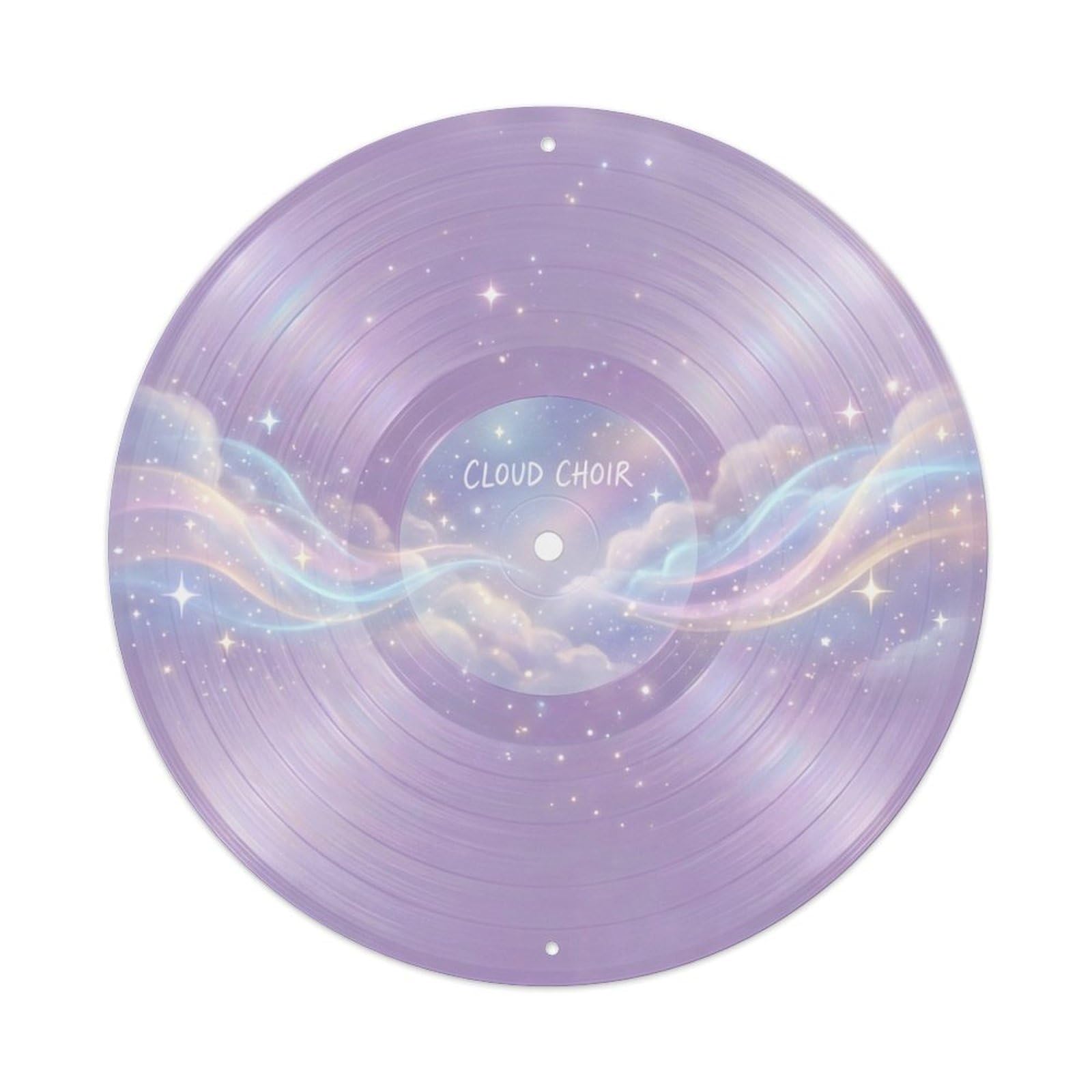 Dream Pop Vinyl Records Cloud Choir Music Cover Metal Tin Sign