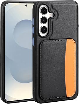 CONSTRAIN - Samsung Galaxy S25 FE ile uyumlu K l f Kamera Korumal  Kartl kl  C zdanl  Renkli Tu lu Deri Tasar ml  Silikon