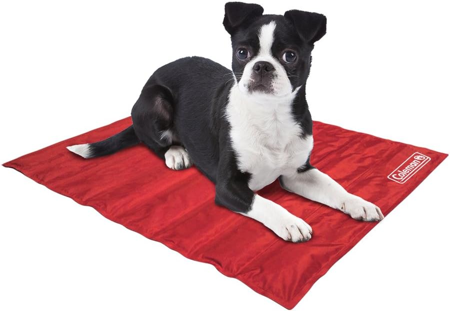 Coleman Pet Indoor/Outdoor Cooling Mat, Red, Small