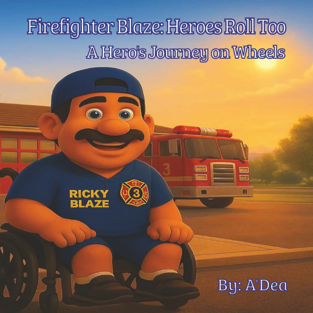 Firefighter Blaze: Heroes Roll Too — A Hero’s Journey on Wheels: A Heartwarming Children's Book About Courage, Disability Pride, and Never Giving Up