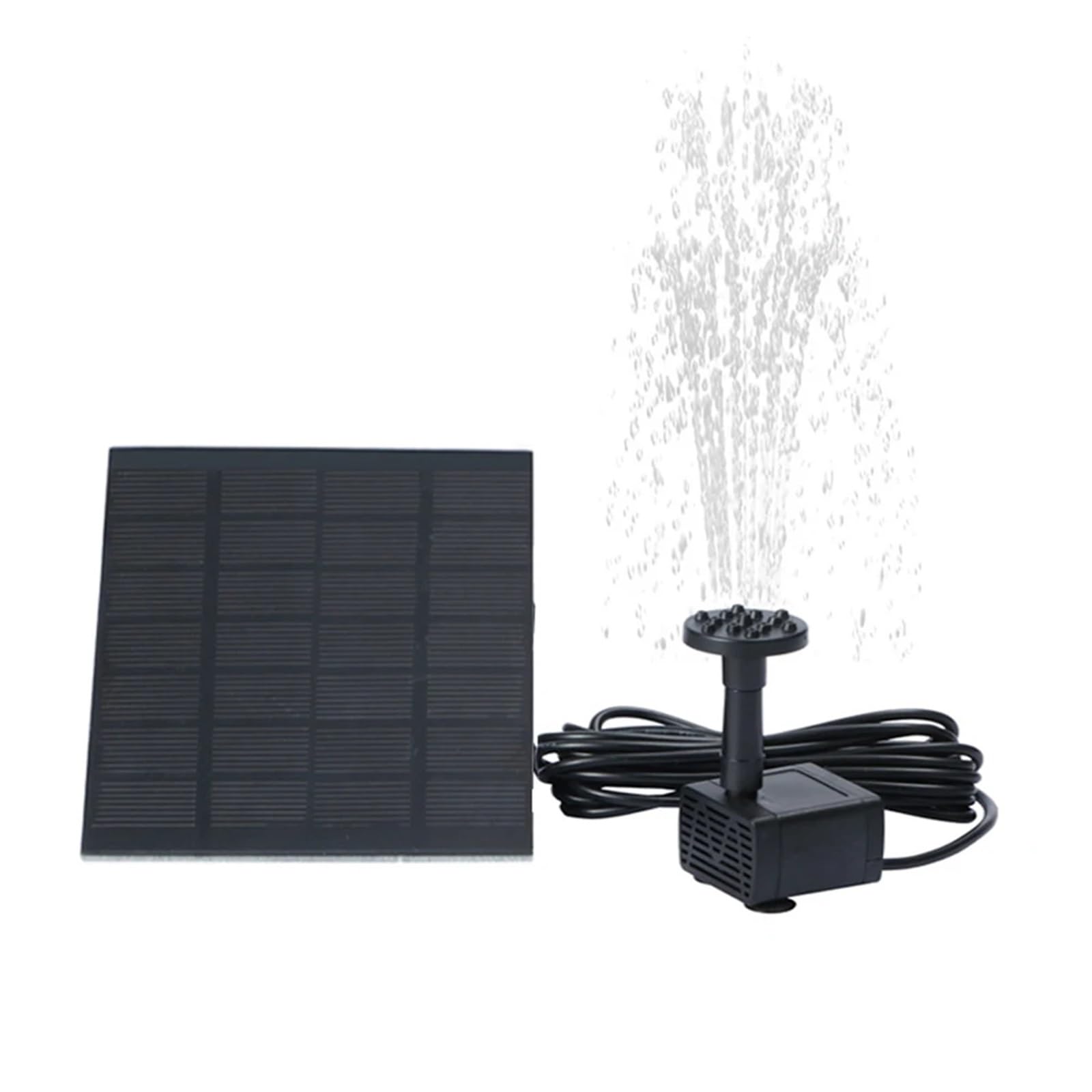 1pcs Solare Onda Maker Pond Fontana Pompa Acqua con 6 Spruzzi Acqua Acquario Pompa Solare Stagno
