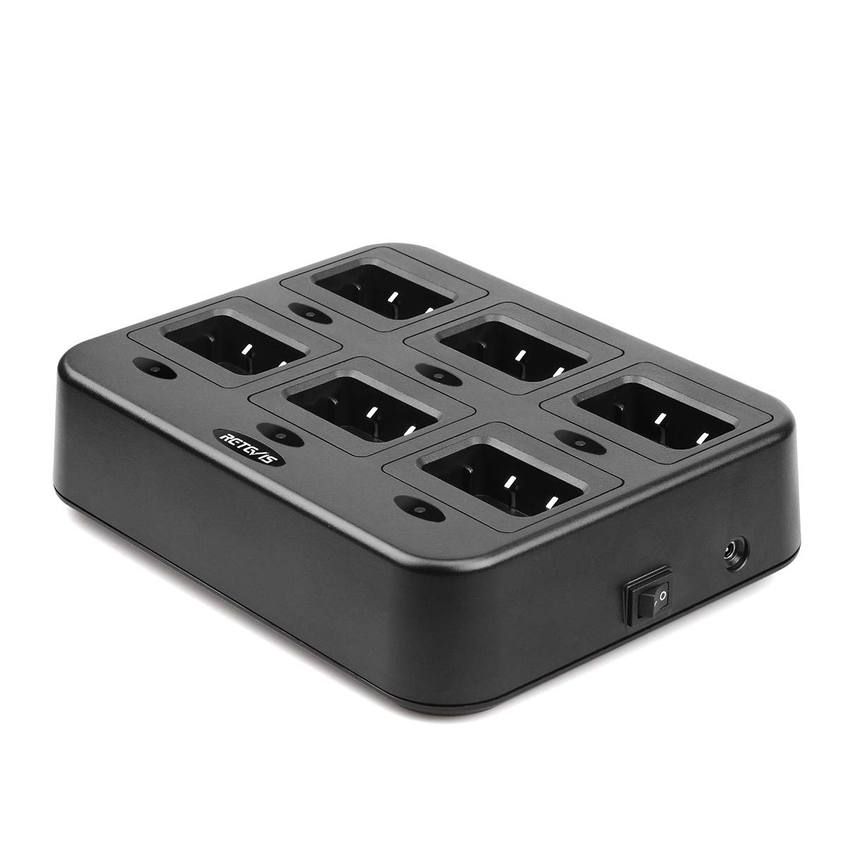 Retevis RT27 Talkie Walkie Chargeur de Base Chargeur 6 Emplacements pour Talkie Walkie Retevis RT27 (1 Pcs)