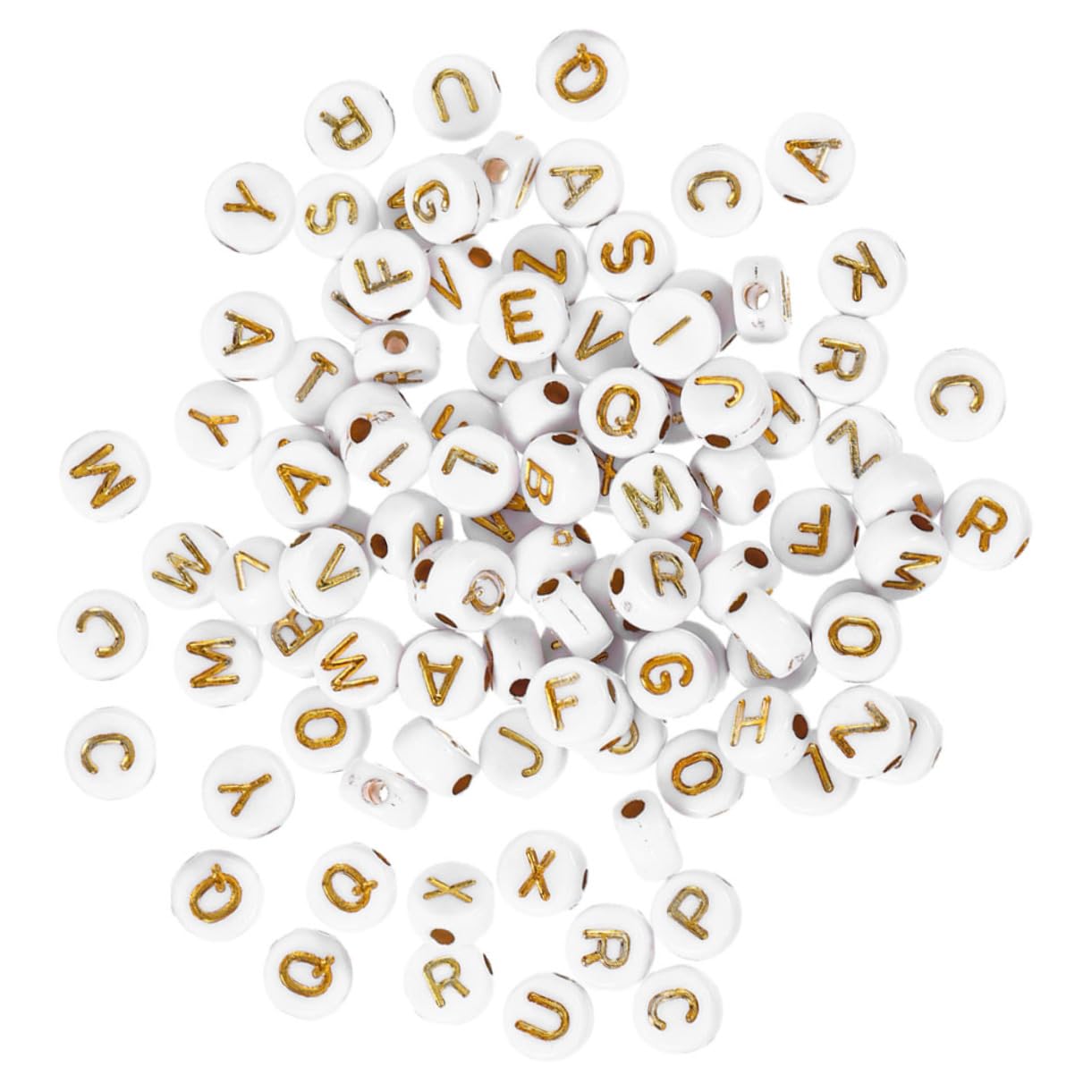 Operitacx 4000piezas Abalorios De Acrílico Letras Para Joyería Perfectos Para Pulseras Collares y Accesorios De Manualidades