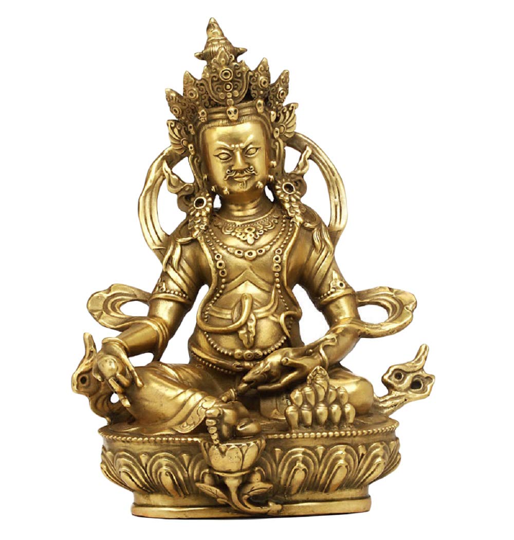Tibetan Buddhism Statues God of Wealth Statue Buddha Statues and Sculptures Home Desk Decor Lucky Fengshui Buddhist Products