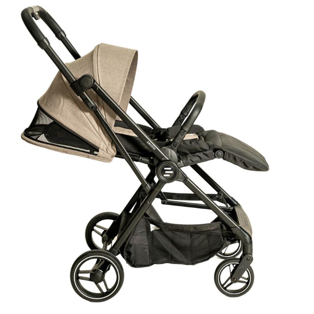 Olmitos - Silla de Paseo Eolia de Niu – Ligera, Reclinable, con Capota Extensible, Asiento Reversible y Plegado con una Sola Mano (Land)