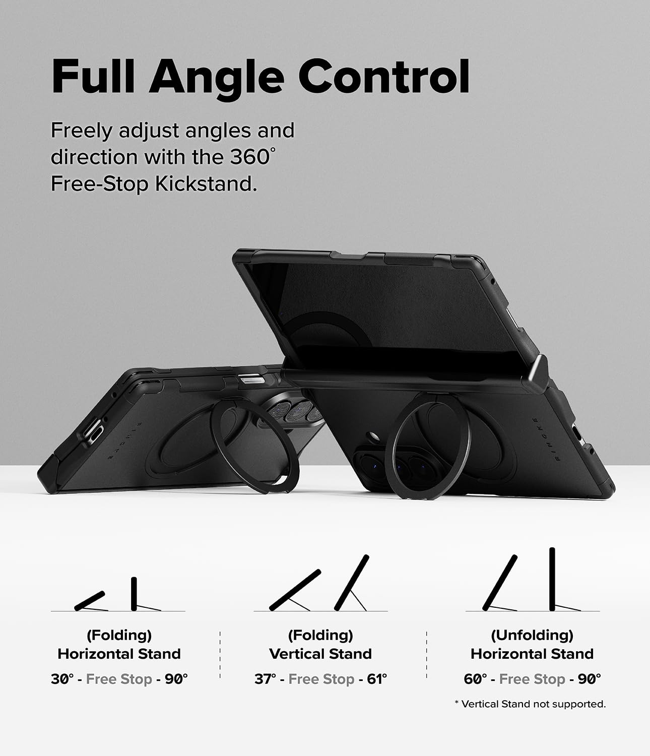 Ringke Alles per Cover Samsung Galaxy Z Fold 8 Ultra - Black