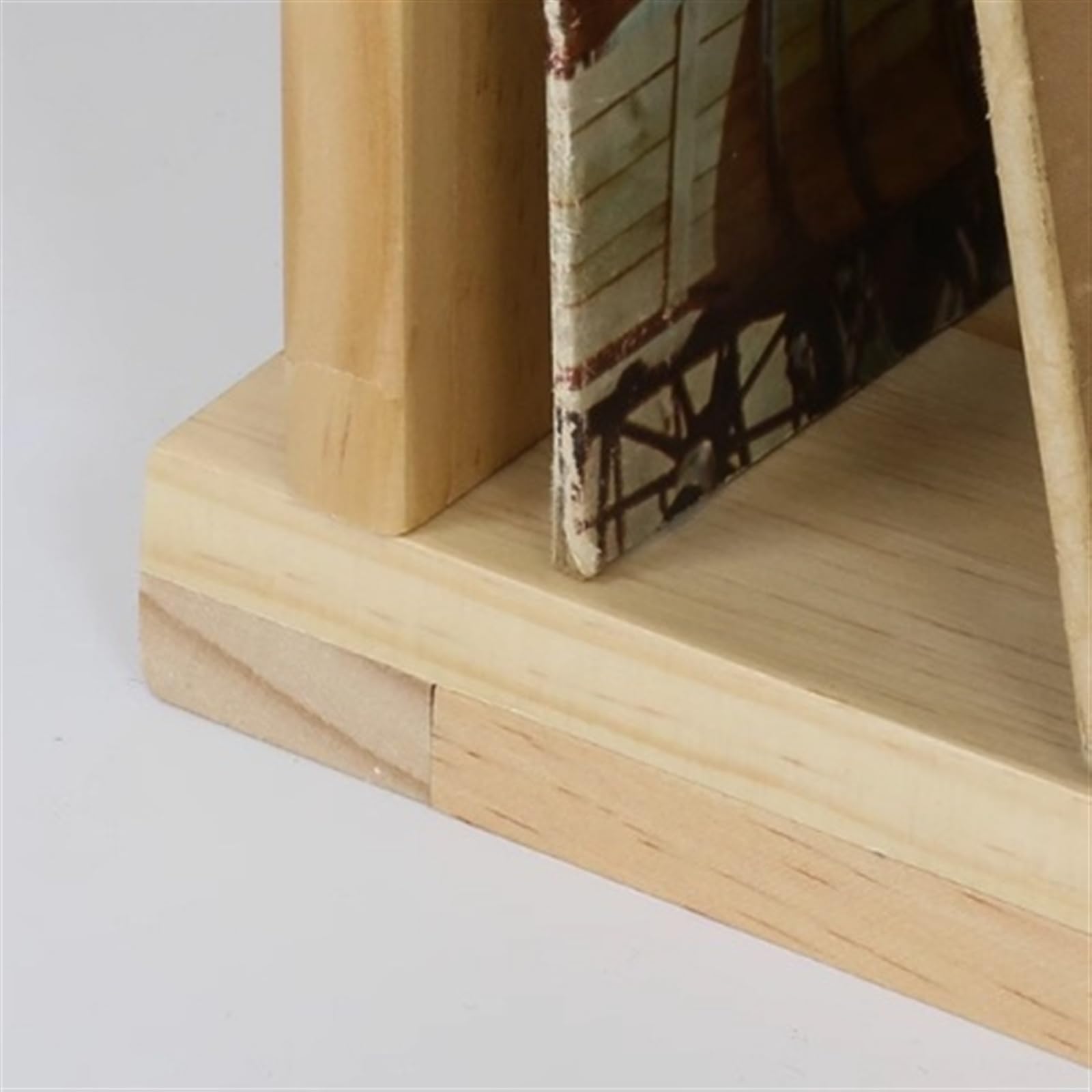 Custodia per CD Scatola portadischi for dischi in vinile, cassa for in legno con manico - Porta album e organizer in pino da tavolo, custodia impilabile for Portadischi(Natural)