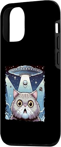 Miniatura 5 de iPhone 14 Pro Max Believe in Ufo - Alien Believer funny cat Case