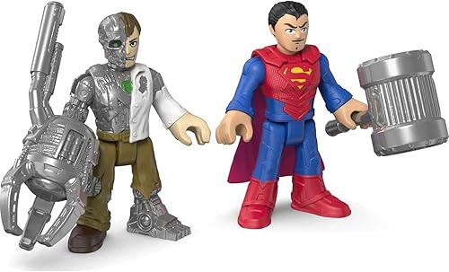 Miniatura 4 de Fisher-Price Imaginext DC Super Friends, Superman y Metallo