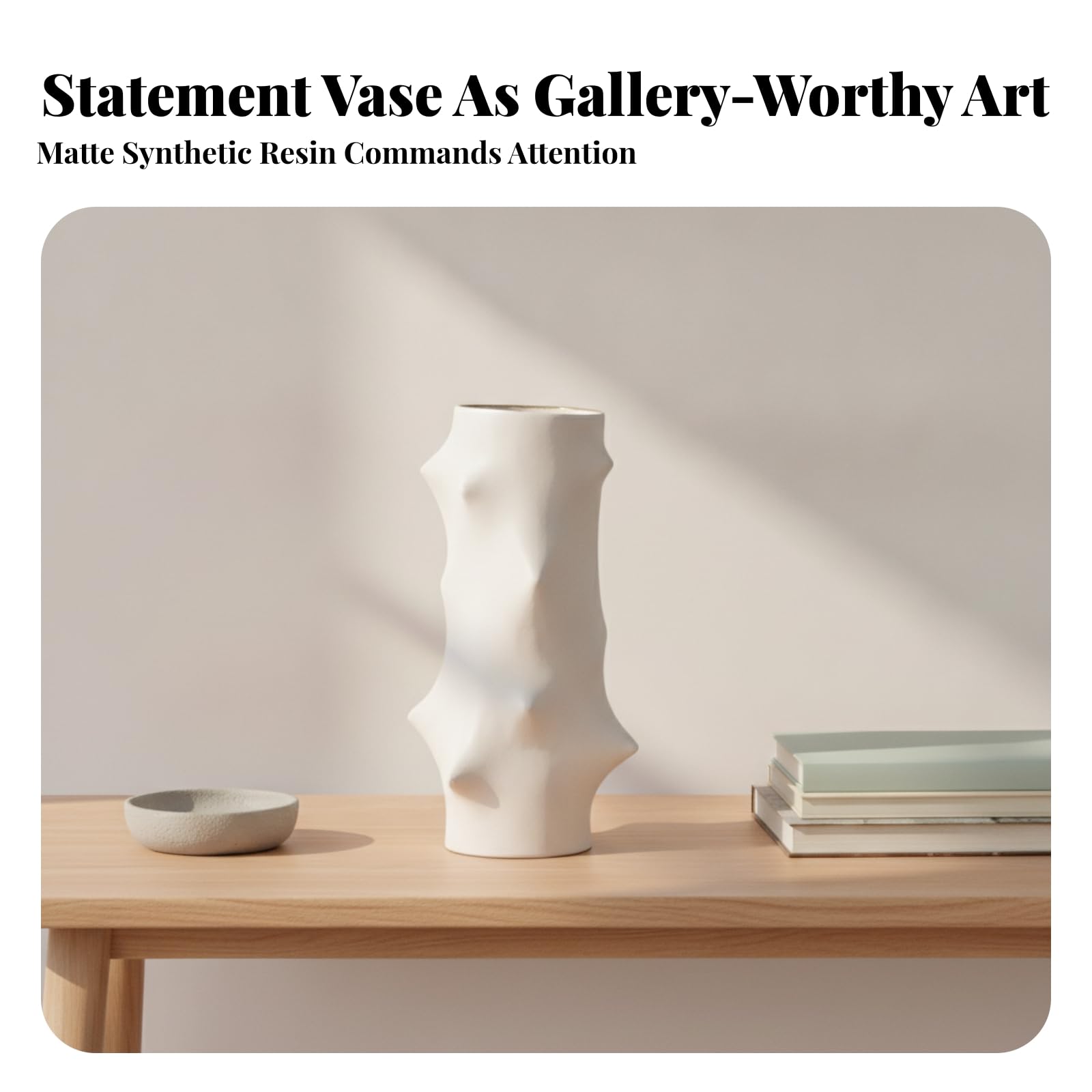Vaso in Resina Elegante