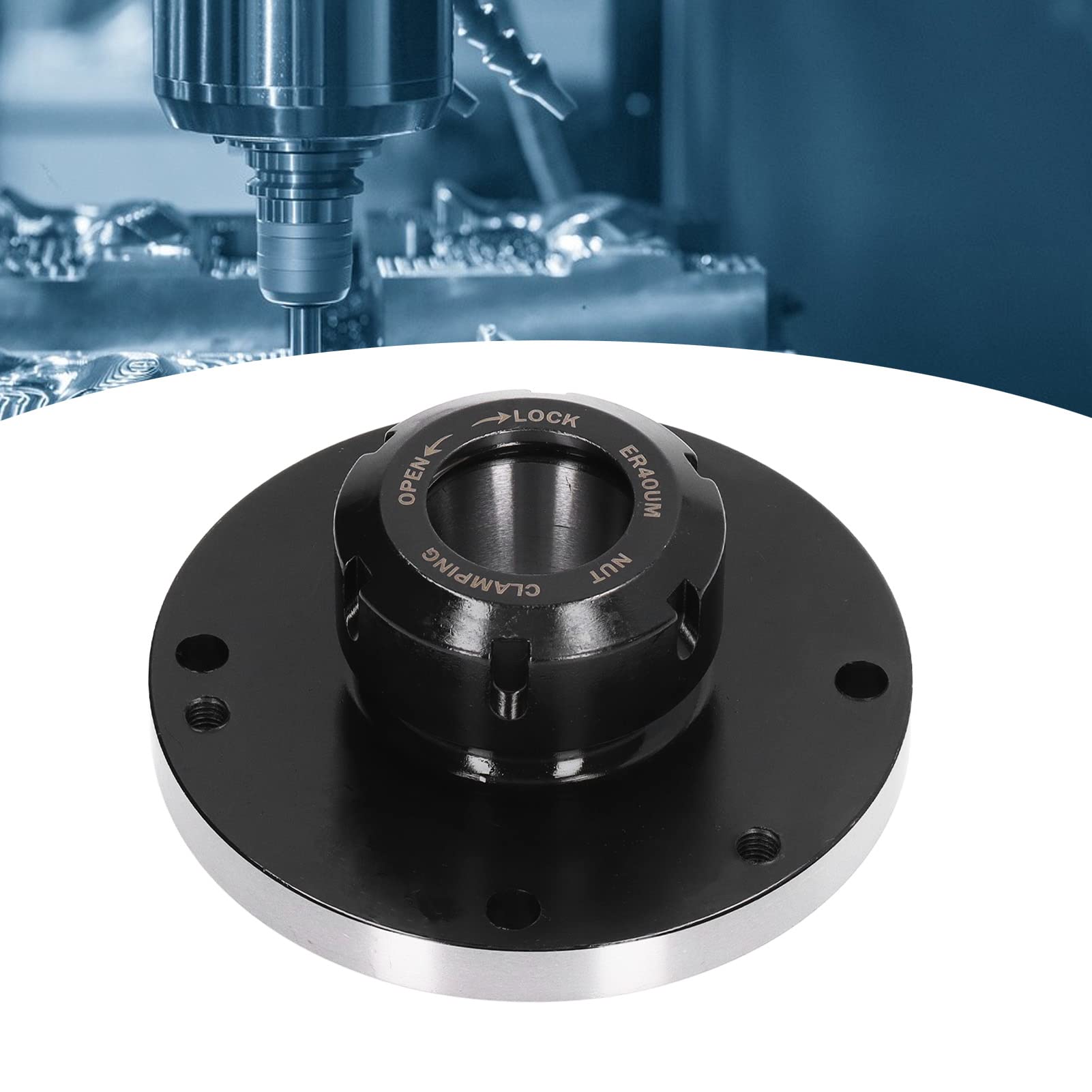 Generic Uchwyt Zaciskowy 125 Mm Lekkie, Wielofunkcyjne Narzędzie Tokarskie do Frezarki CNC, Grawerki ze Stali Węglowej