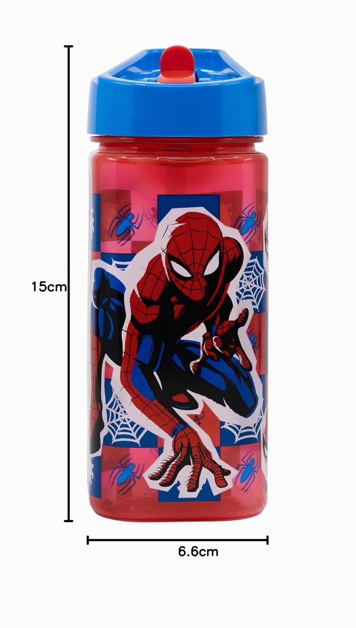 Spiderman Arachnid Grid Bottiglia Riutilizzabile Square 510 ml