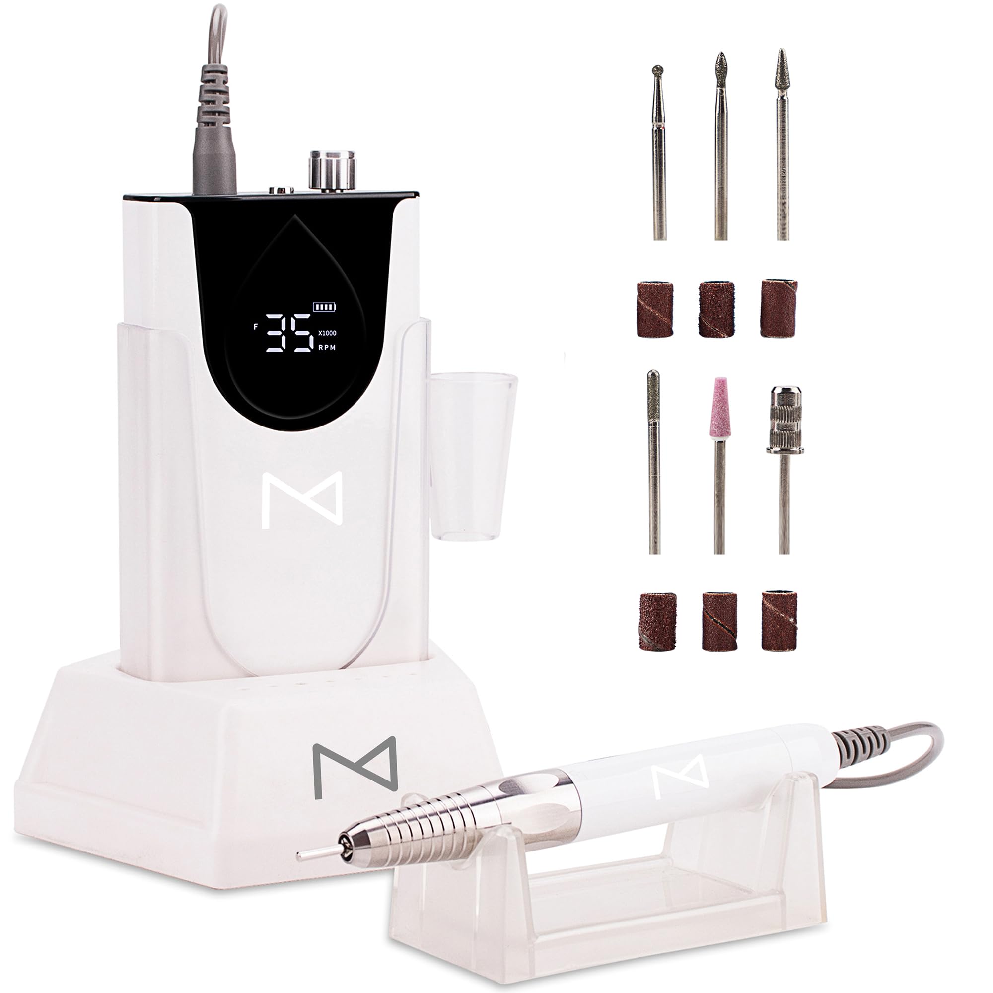 M Brushless Motor Nail Drill Handpiece Only - 35K RPM | Mermaid Model | Compatible with M System - main product image