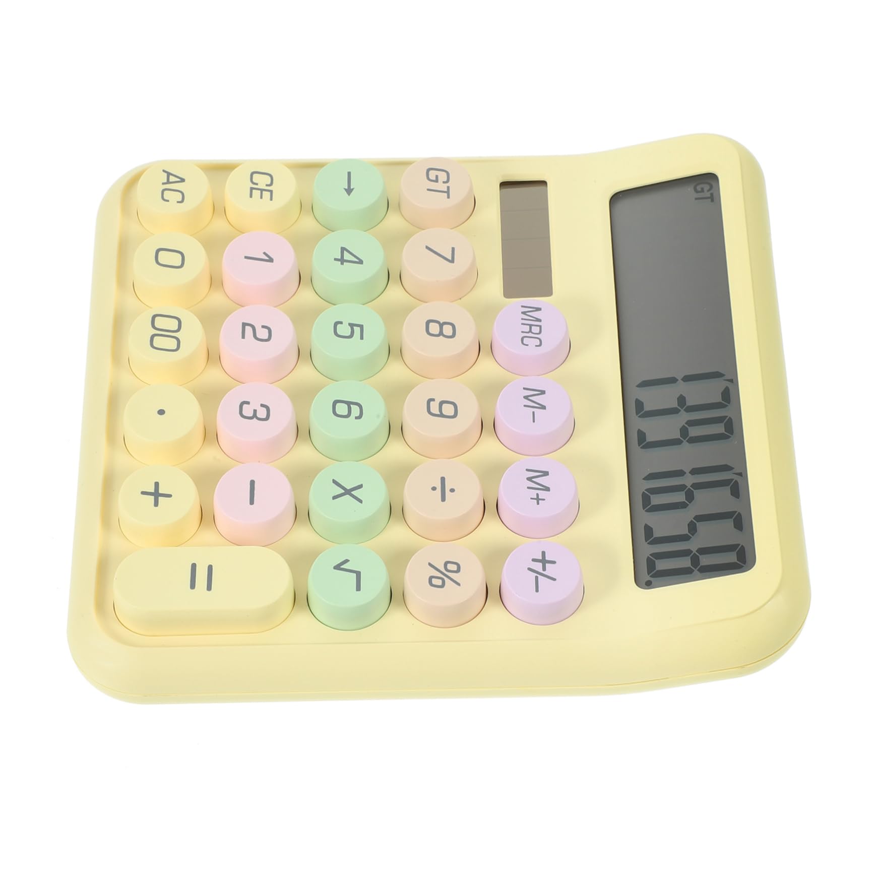Calculadora mecánica pequeña DOITOOL portátil y resistente para oficina 8