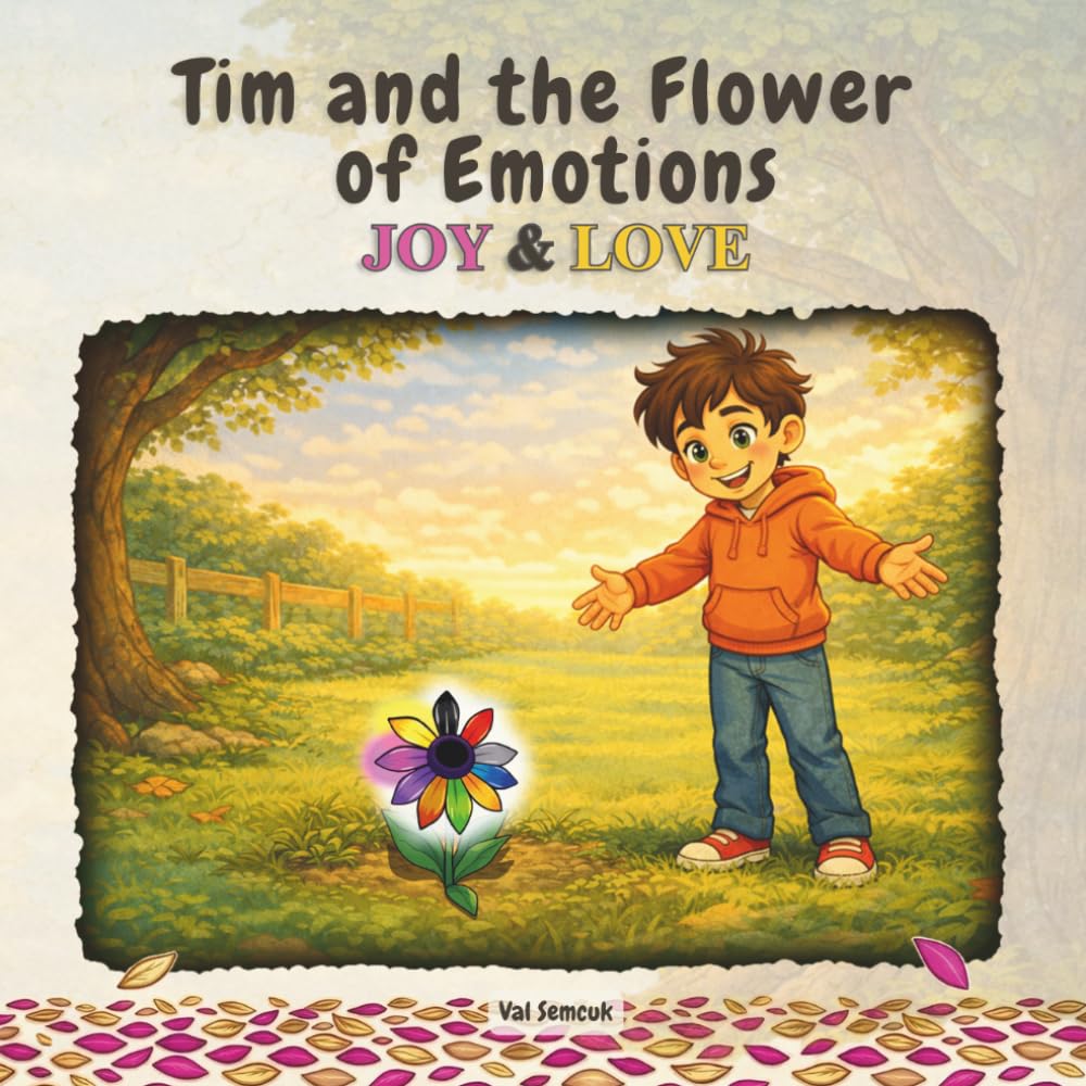 Tim and the Flower of Emotions Joy & Love (Tim and the Flower of Emotions (Set of 5 books with 10 emotions: Fear, Anger, Shame, Sadness, Envy, Jealousy, Disgust, Pride....)