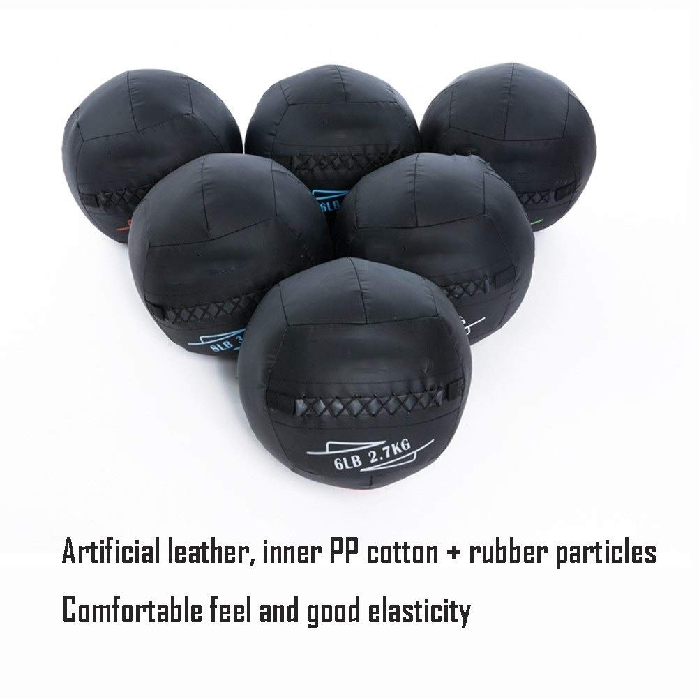 Balls AGYH Medizinbälle Weicher Medizinball, Leder Squash Fitness-Kugel for Easy Grip, Kann Kern Stärken Muskeln, Aerobic, Krafttraining, 8 Gewichte Optional (Size : 30LB)