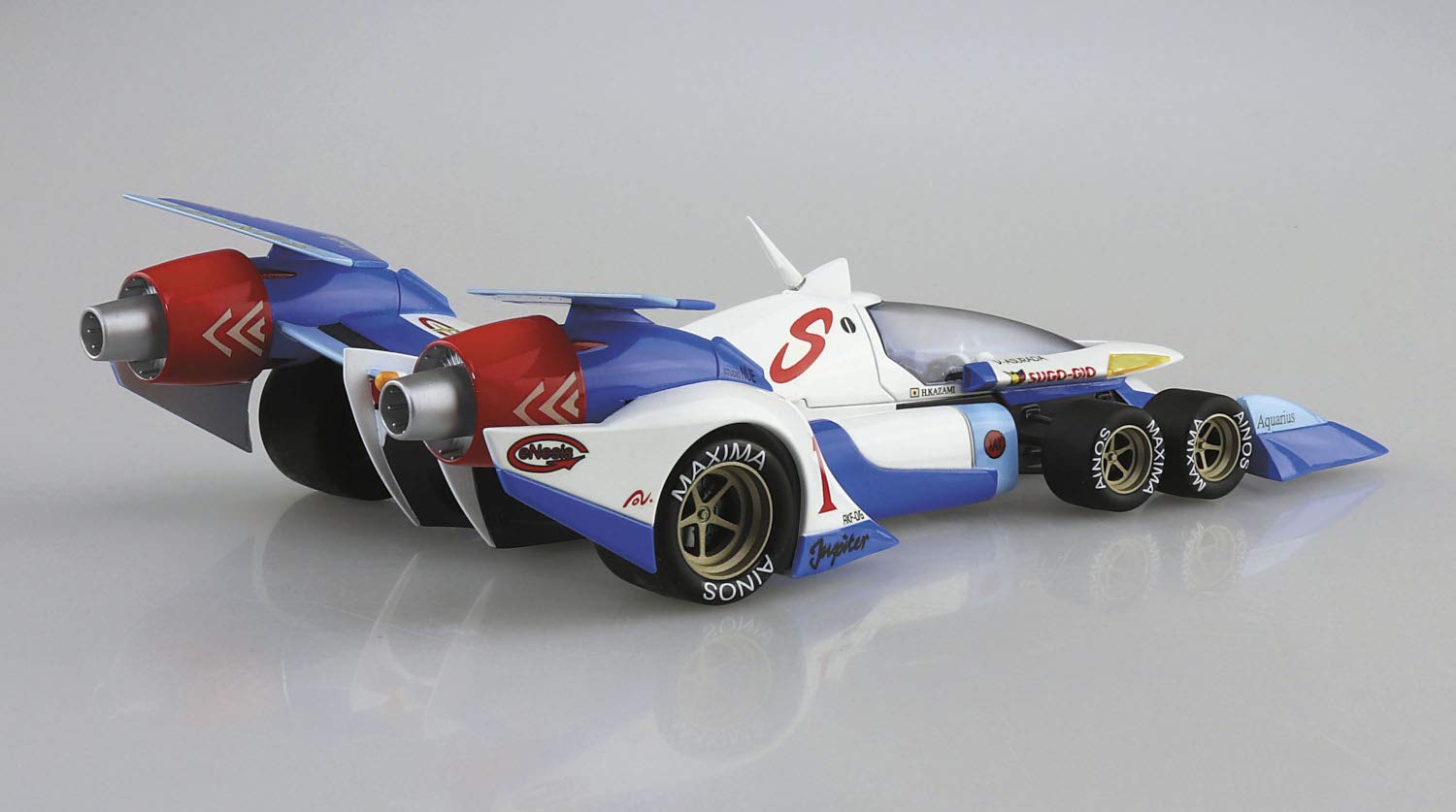 (未使用･未開封品)　青島文化教材社 サイバーフォーミュラ No.19 ν アスラーダ AKF-0/G リフティングターンモード 1/24スケール プラモデル ar3p5n1 Amazon | 青島文化教材社 サイバーフォーミュラ No.19 ν