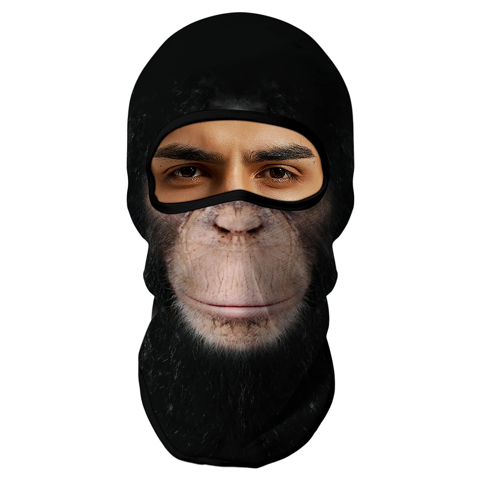 Venswell 3D Balaclava Ski Mask Cool Skull Animal Full Face Mask Cycling/Motorcycle/Halloween Ht-Orangutan 1