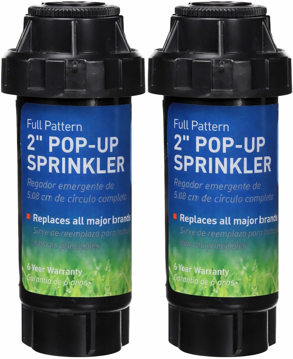 10-Pack Orbit 54326 2" Pop-Up Spray Head Sprinkler with Full Pattern Nozzle (10)
