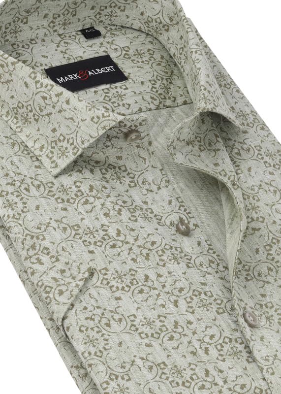 Image of Men's Half Sleeve Linen Shirt