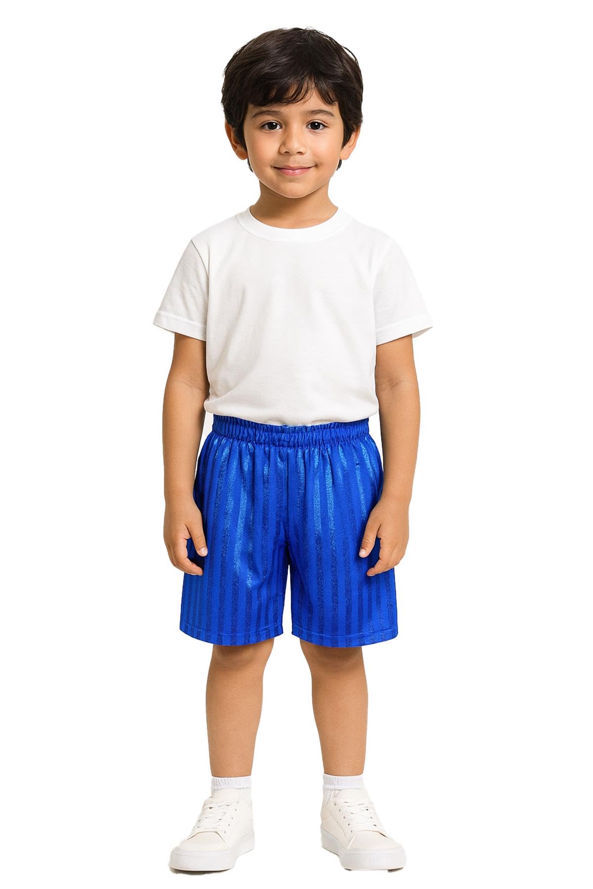A2Z 4 Kids Boys Girls Shadow Stripe - Shadow Shorts Royal 11-12.