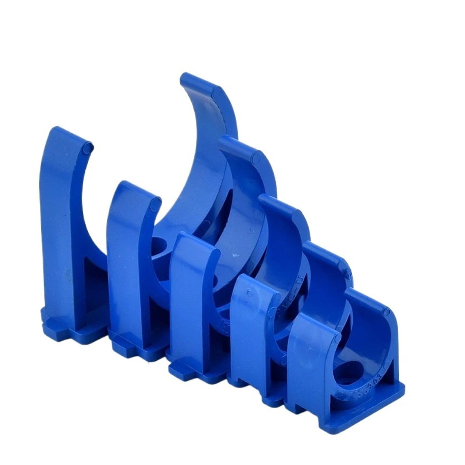 Plastikowe klipsy do węży 5-20 szt. 20-50 mm zacisk rurowy z PVC złącza wodne do ogrodu złączki nawadniające stałe zaciski rurowe typu U(50mm,10pcs)