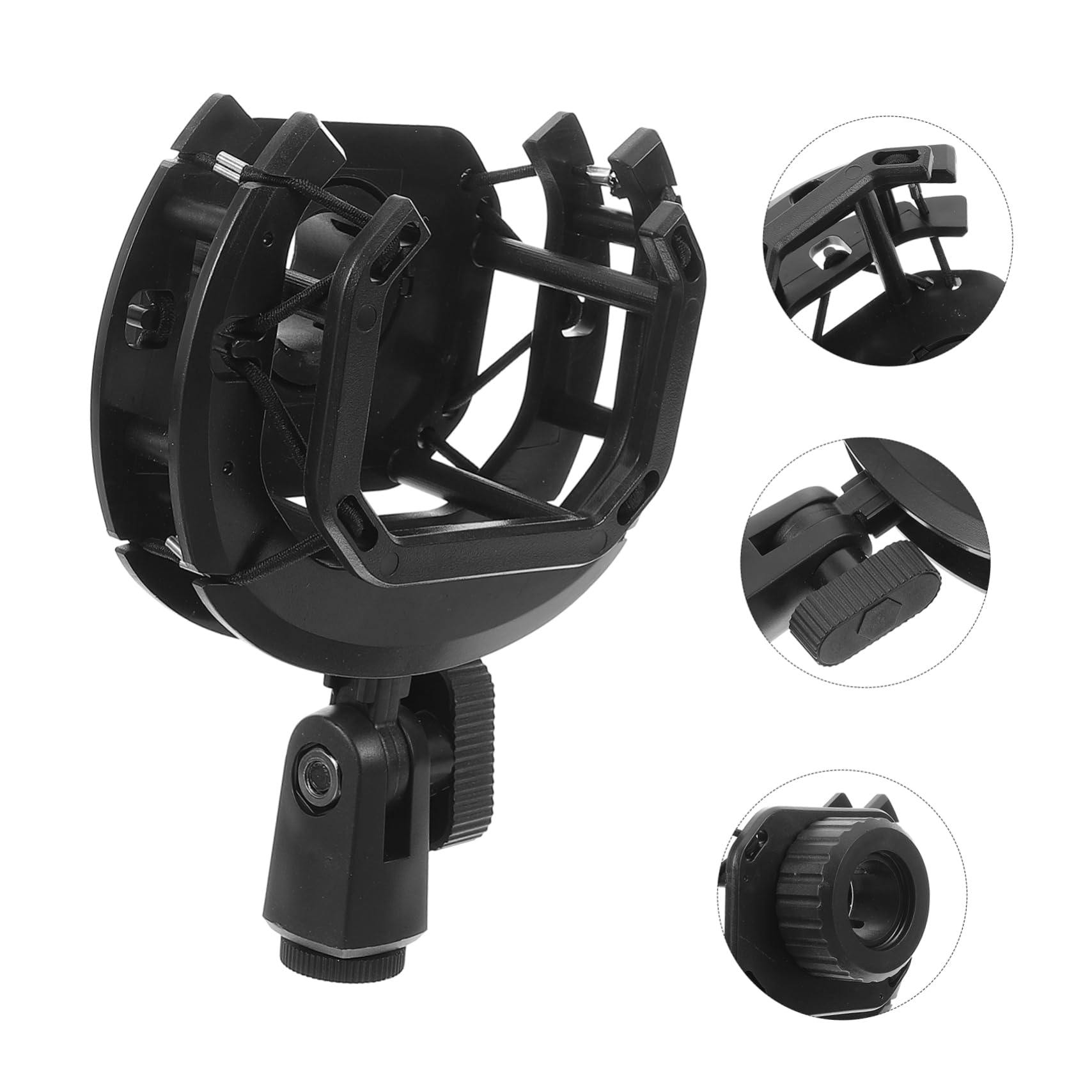 Generic Durable Vibration Microphone Shockmount Stand for Desktop Use Mic Holder with Lightweight Design for Recording Studios Bars and Offices