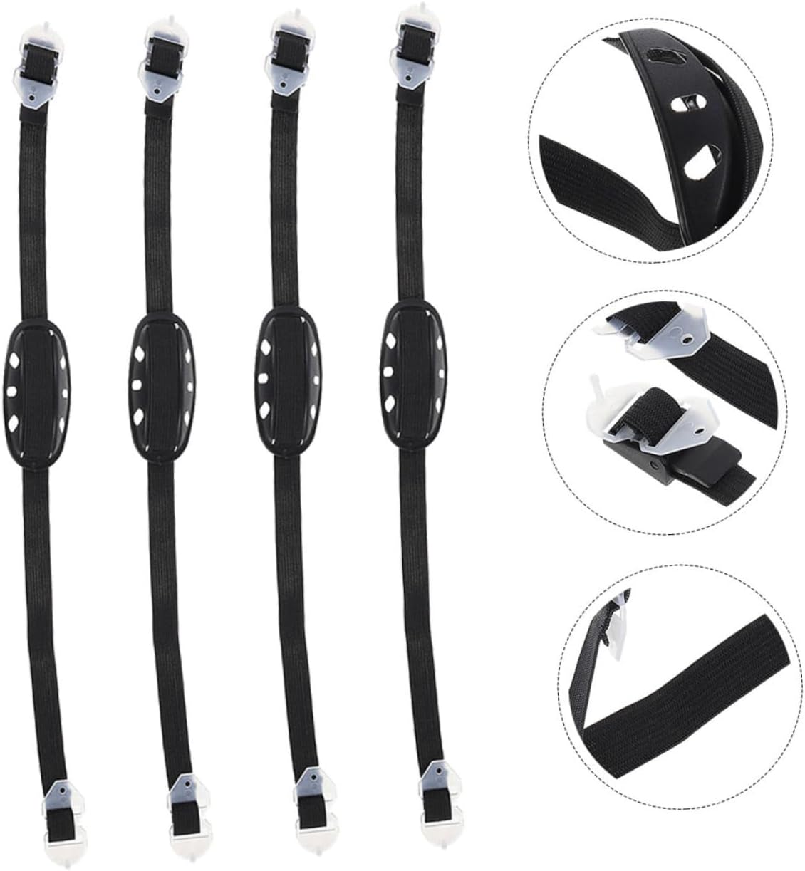 4pcs Adjustable Helmet Chin Strap Safety Hard Hat Straps for Secure Fit Lightweight and Portable for Construction and Outdoor Use