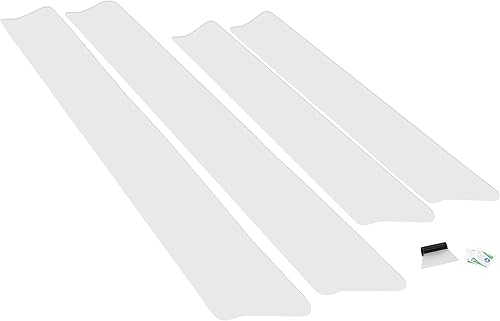 Miniatura 3 de Red Hound Auto Película protectora de pintura para umbral de puerta compatible con Ford F-150 F150 2009 2010 2011 2012 2013 2014 SuperCrew Cab solo