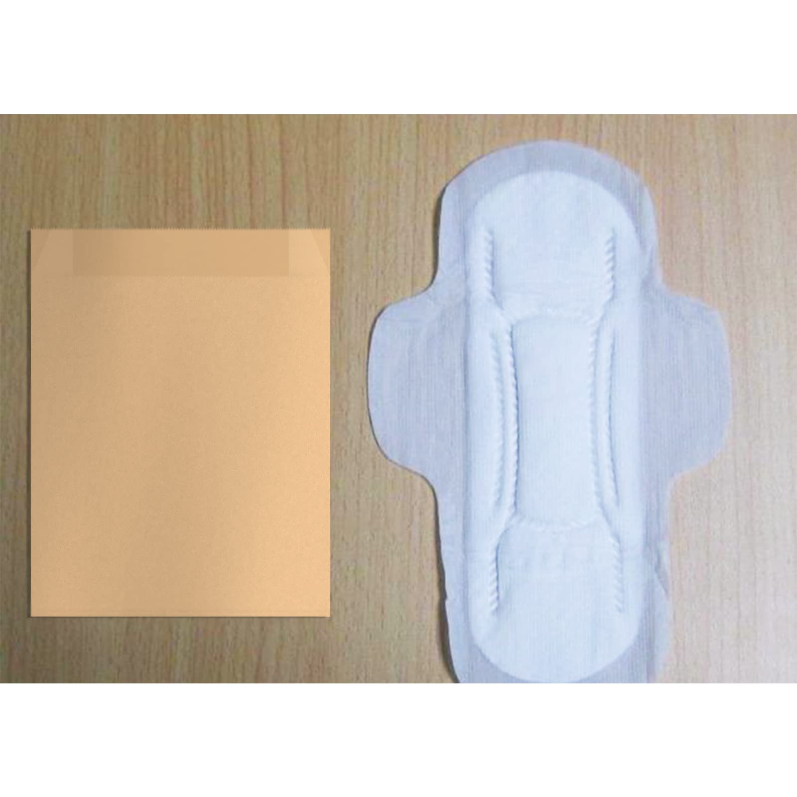 Piccoli sacchetti di carta, sacchetti per l'igiene femminile, 200 sacchetti per lo smaltimento sanitario, sacchetti per lo smaltimento femminili, utilizzati per assorbenti igienici, nastri di