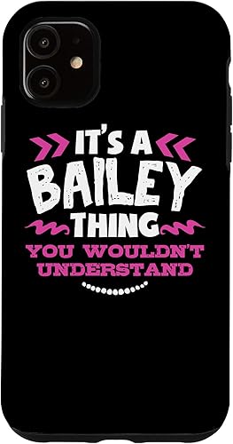 iPhone 11 Bailey - Carcasa personalizada para iPhone 11, diseño de Bailey