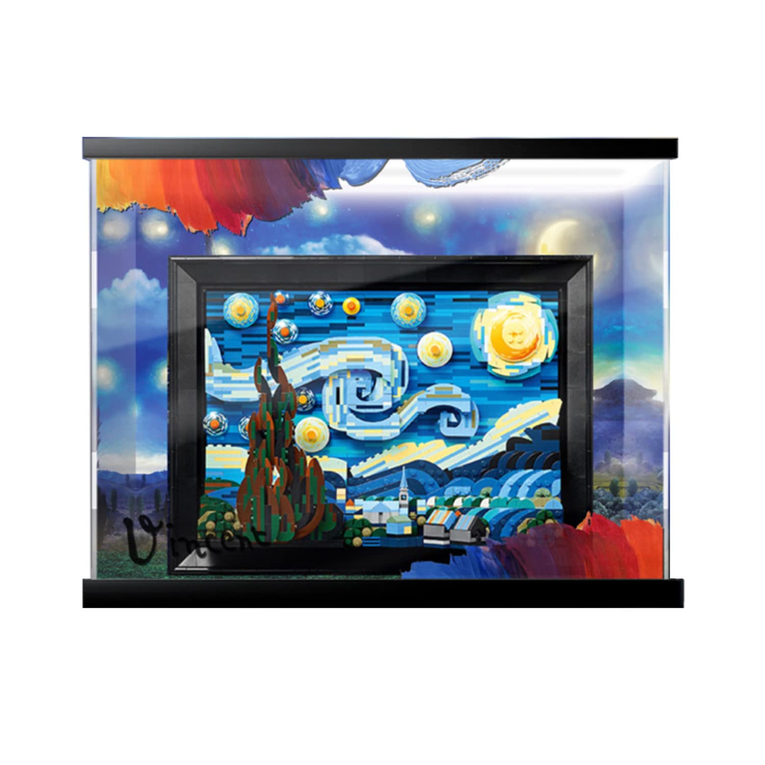Amazon.co.jp: LEGO 21333 レゴ アイデア MoMA ゴッホ 星月夜 専用 