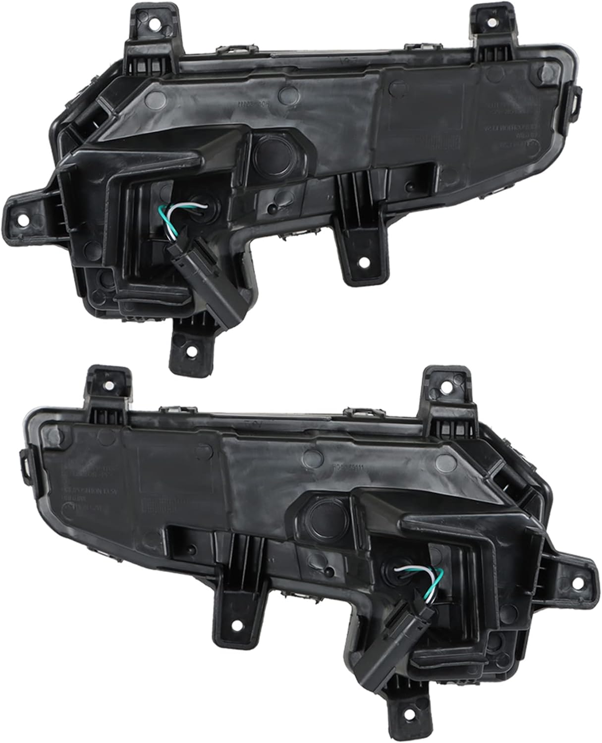 munirater 2-Pack Bumper Front Fog Lights Daytime Running Lights Left and Right Side Replacement fo Malibur 2016-2018