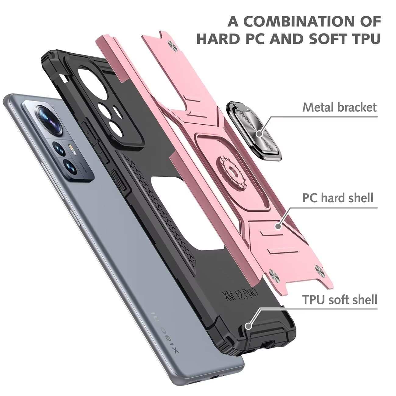 Acquista Custodia in silicone lucido per Samsung Galaxy S20 con supporto magnetico e anello a 360º 5 colori - Grossista