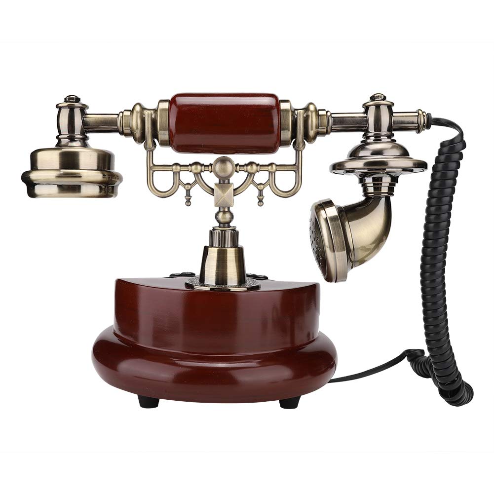 Teléfono Fijo Retro de Escritorio, Vintage Europeo de Llamada para