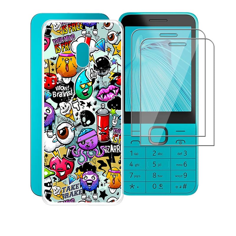 AQGGESH Coque pour Nokia 235 4G 2024 (2.8