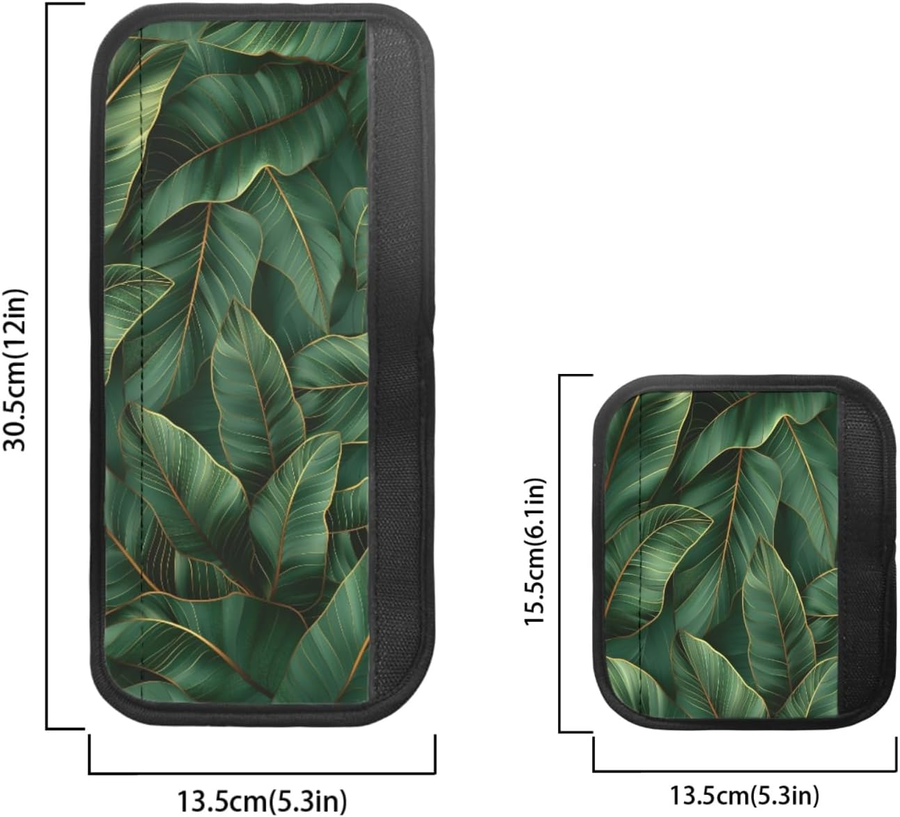 6 Pieces Refrigerator Door Handle Cover Non-Slip Fridge Door Protective for Oven Dishwasher Kitchen Appliance Covers,Keep Your Kitchen Clean from Smudges Fingerprints,Green Leaves