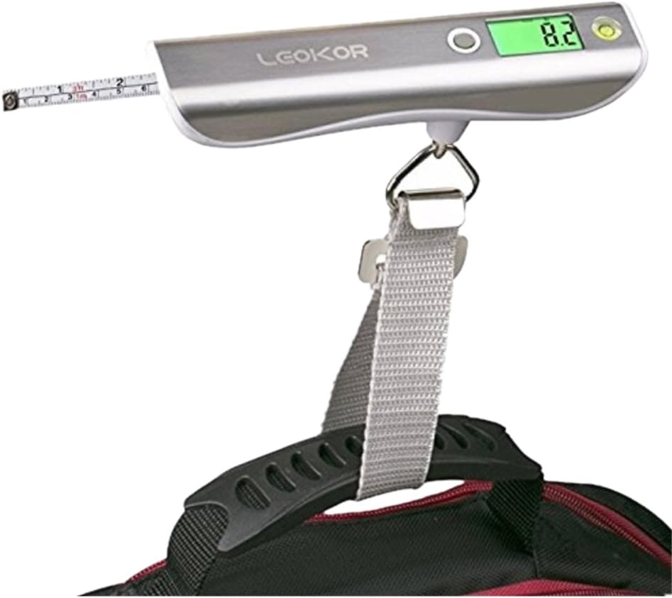 Luggage Scale, LEOKOR Hand Scales with Tape Measure for Travel Baggage Weight