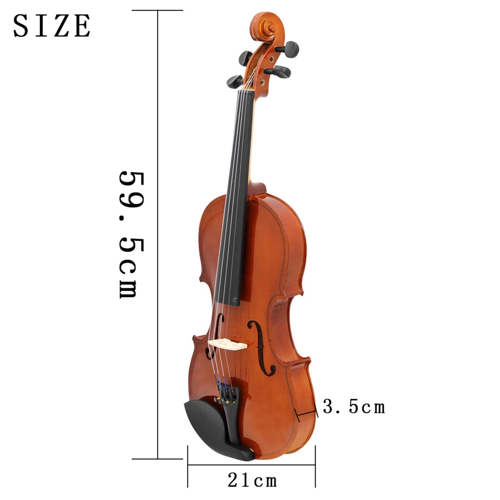 Violino Set Test Pratico Per Principianti Di Violino Popolare In Legno Massello Suonare Il Violino 4/4