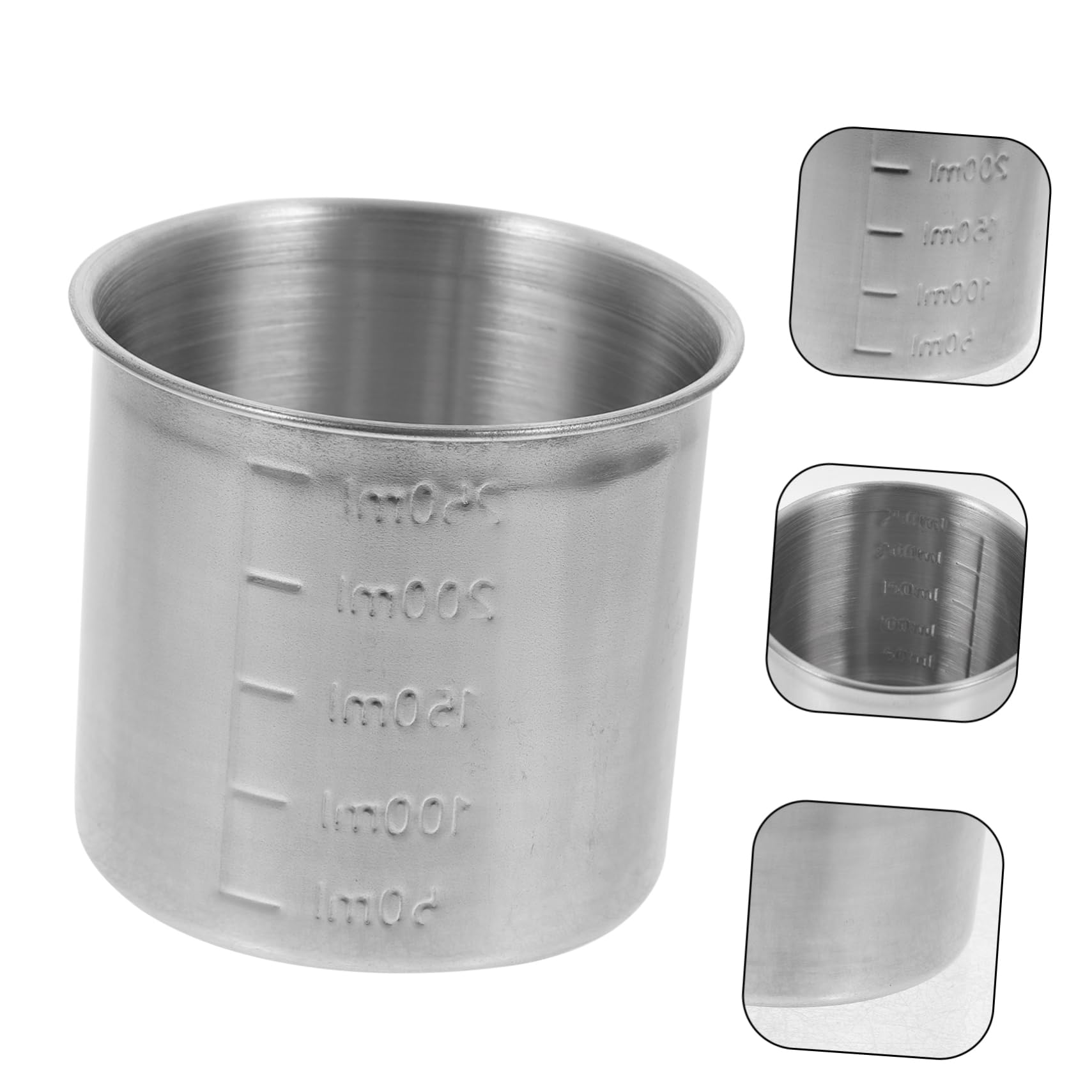 3stücke Sliver Reisaufbewahrungsbehälter Multifunktionale Messbecher Mit Präziser Für Mehl Reis Und Haushaltsbedarf Aus Langlebigem Edelstahl Verschiedene Designs
