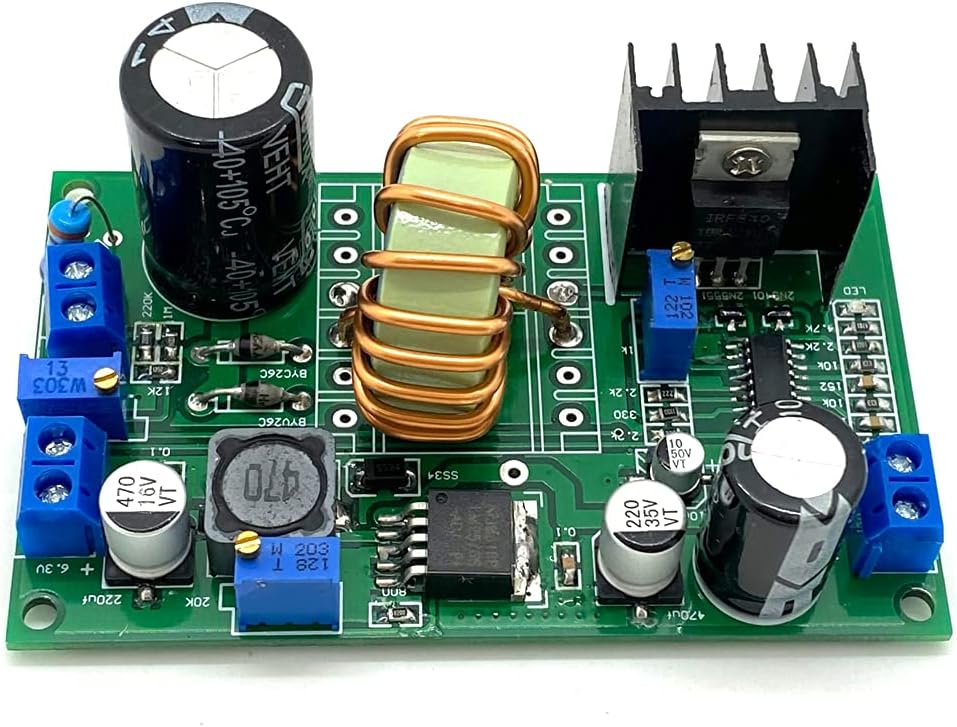 High voltage DC Boost Module 150V-420V 1.25V-12V Adjustable Filament PSU