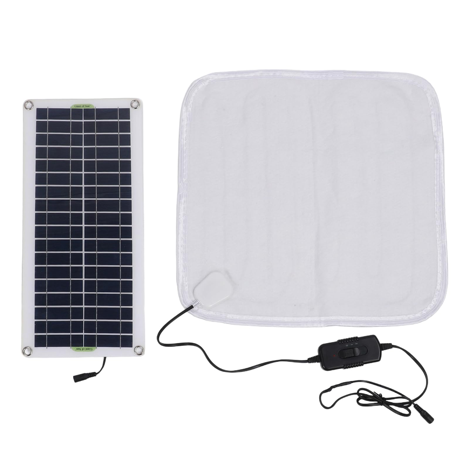 2. tappetino riscaldato solare per animali domestici e calzature leggero design ABS ricaricabile tramite luce solare impermeabile all'aperto riscaldamento pad