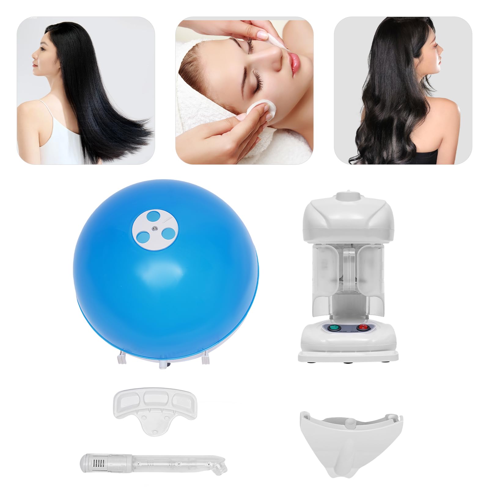 Ozon Haarpflege Dampfer Haarpflegemaschine 480W für Gesicht Dampfer Nano Spray Facial Steamer Multifunktional Persönliche Hautpflege Gesichtspflege