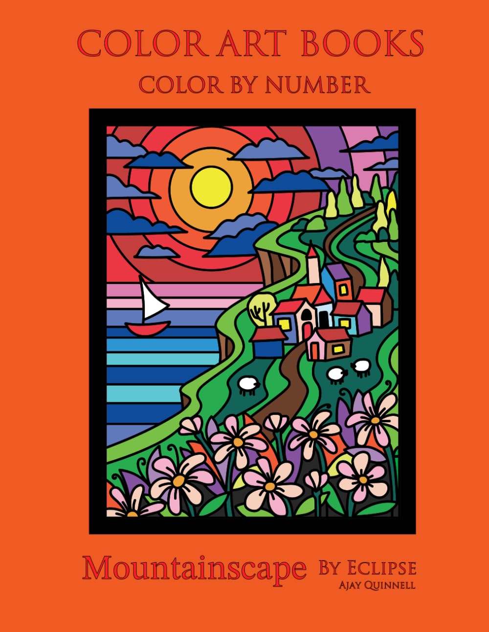 Mountainscape - Color by Number Book : Standard paper edition