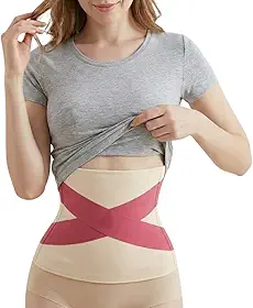 Cinta Faixa Modeladora Feminina Abdominal Alta Compressão Elástica, Modelador de Cintura Redutor de Barriga para Uso Diário