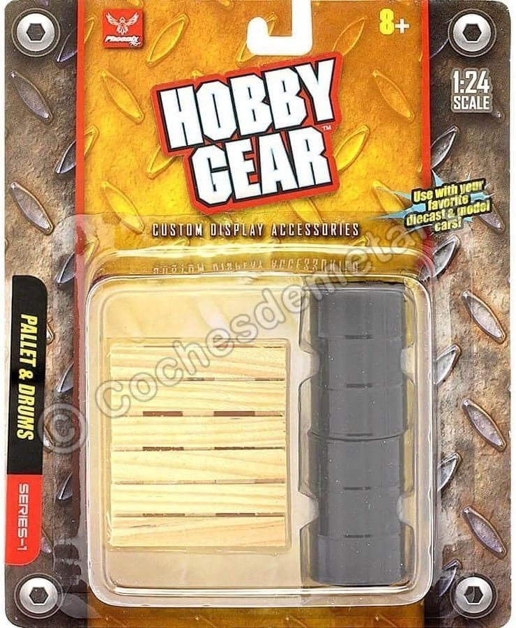 Hobby Gear - 1:24 Scale Garage Pallet & Drums Model Set